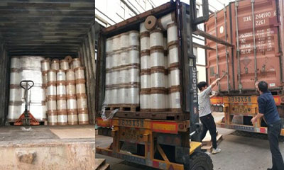 Export One 20GP BOPP THERMAL FILM TO AFGHANISTAN